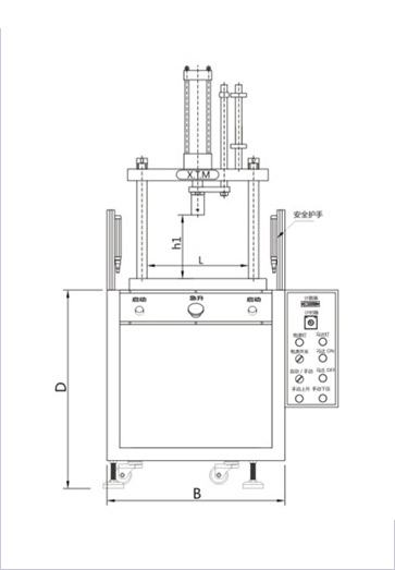 四柱兩板液壓機(jī)_XTM103